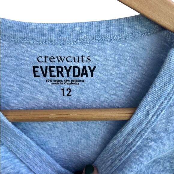 Crewcuts Everyday Blue Smiley Face Graphic Tee - Size 12 - Picture 5 of 10